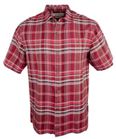 Men's Manoa Madras Silk Short Sleeve Shirt-JR-S